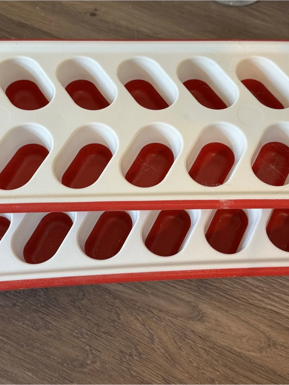Set of Six Silicon Items, Including 2 Ice Cube & 4 Soup Freezer Containers.